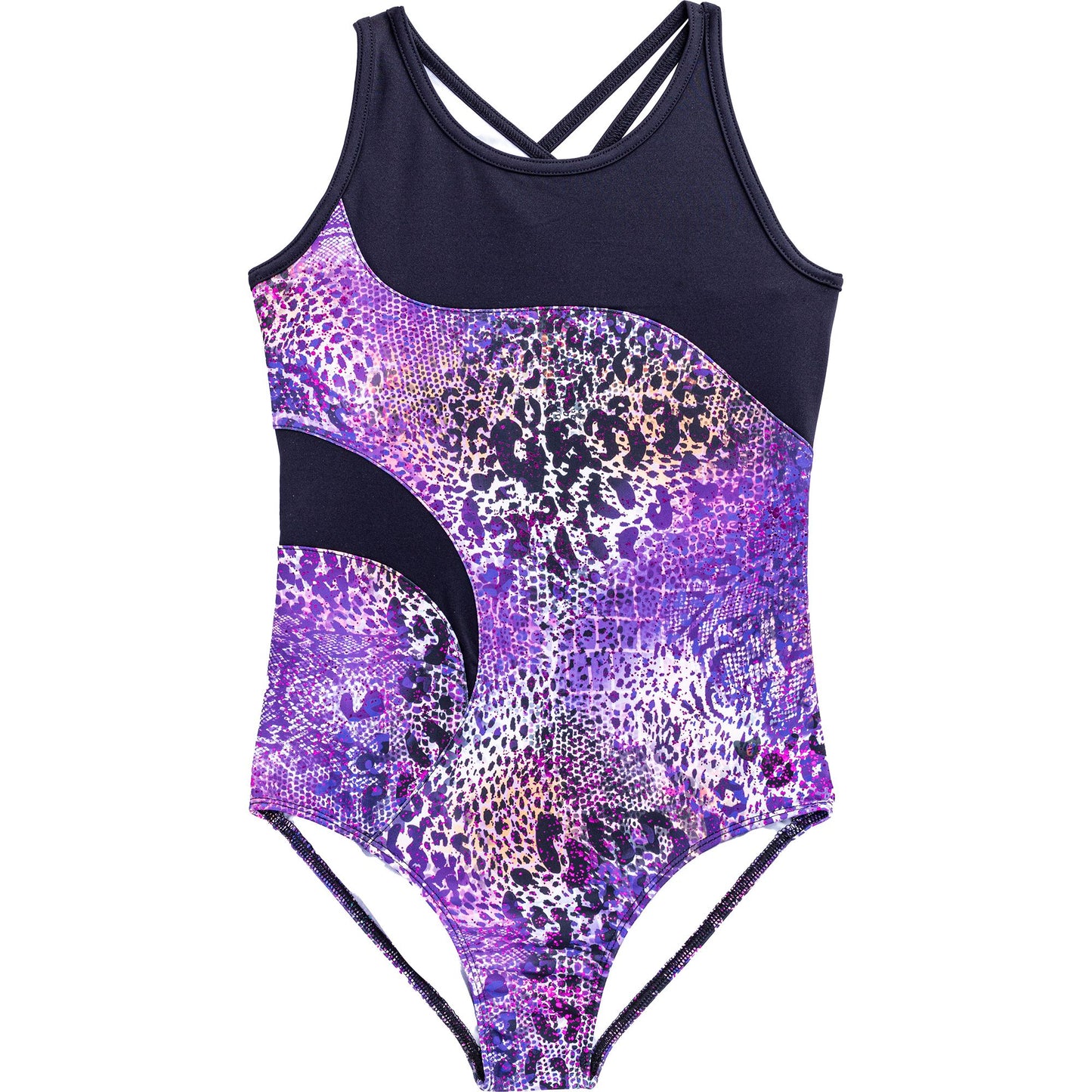 Wild Animal Print Strappy Tank Leotard