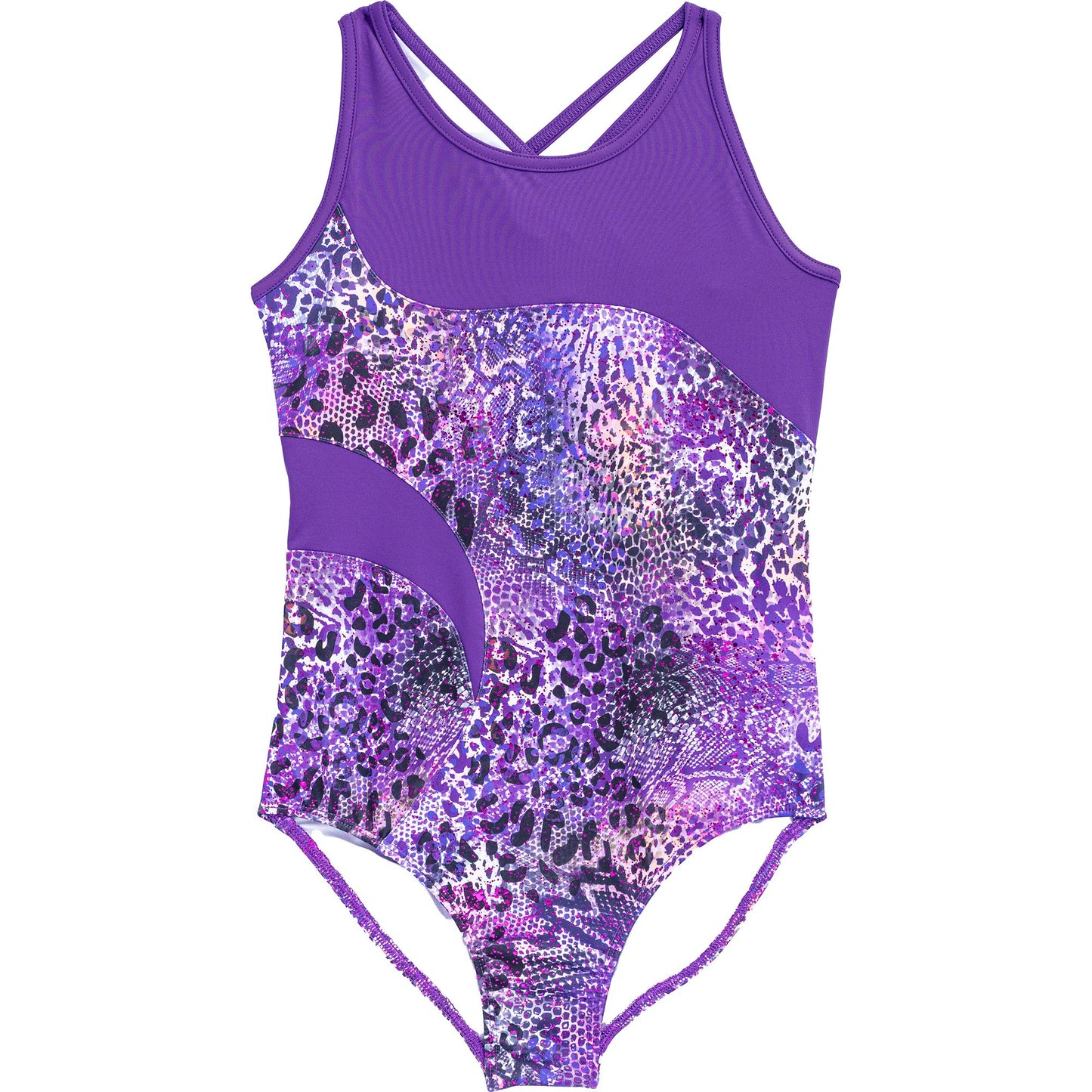 Wild Animal Print Strappy Tank Leotard