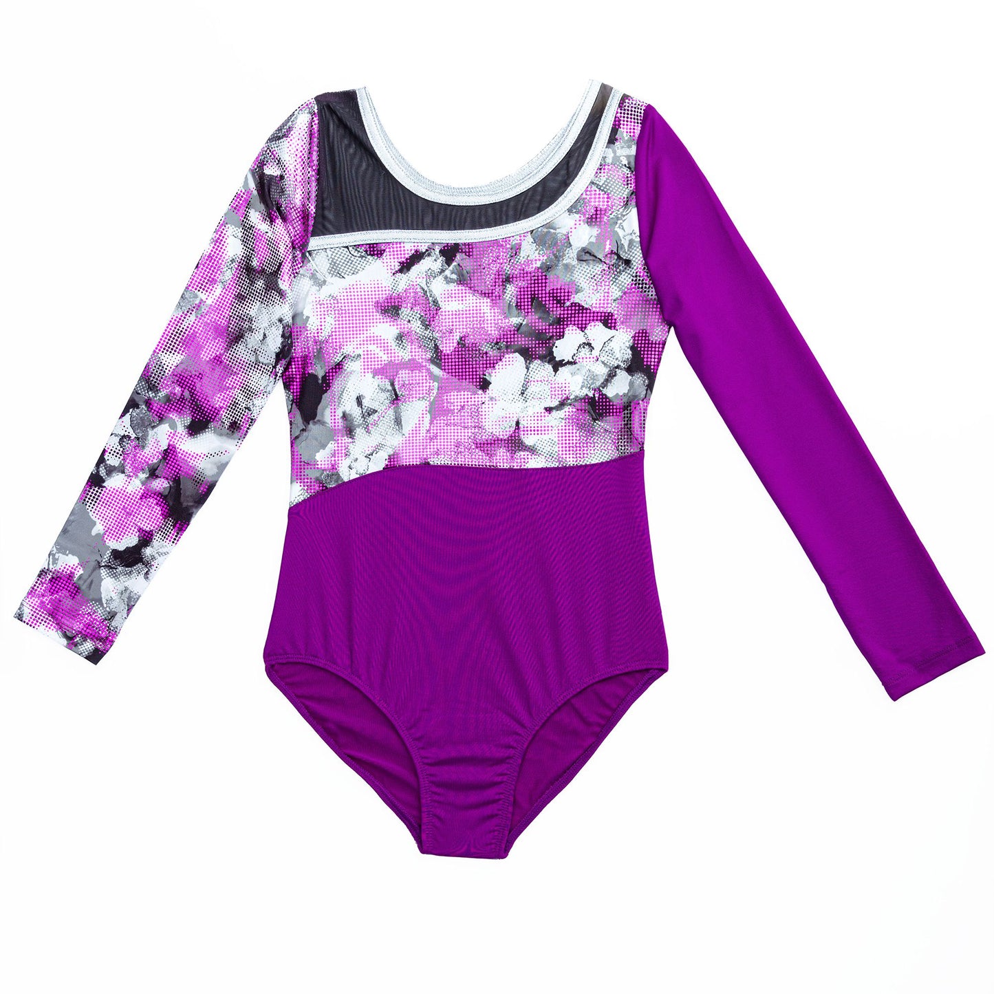 Long Sleeve Fantasia Print Leotard