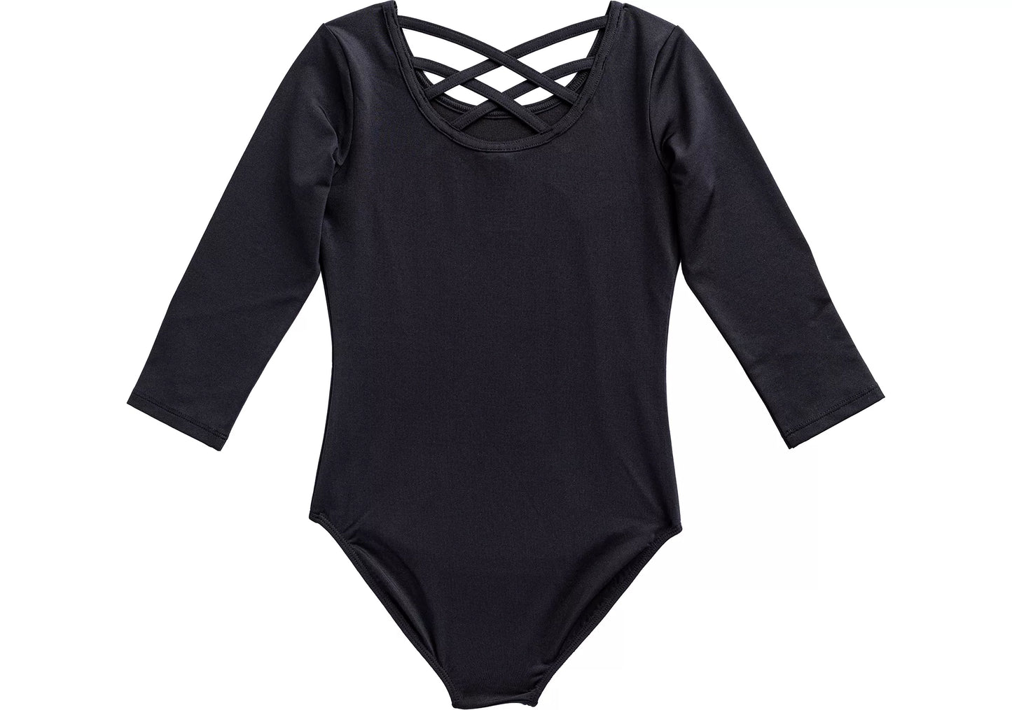 Criss-Cross Strap 3/4 Sleeve Leotard