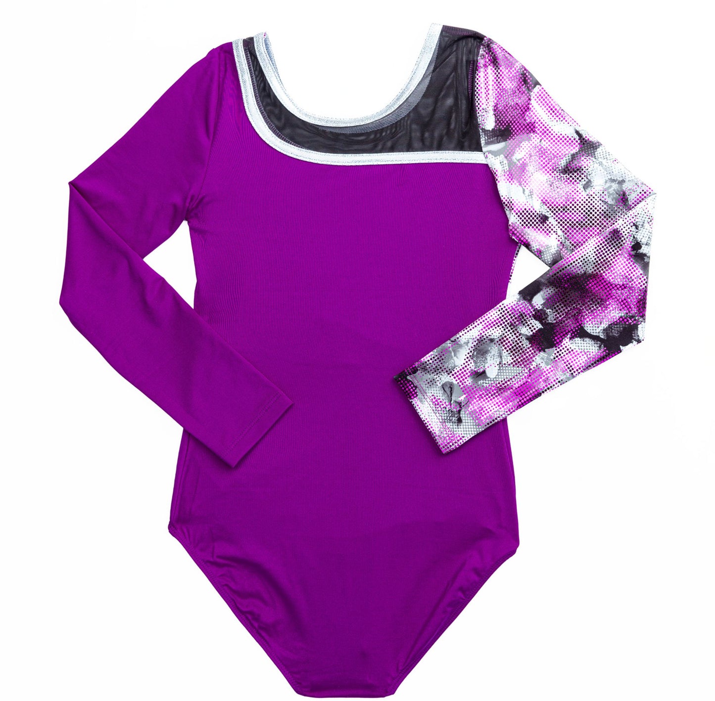 Long Sleeve Fantasia Print Leotard