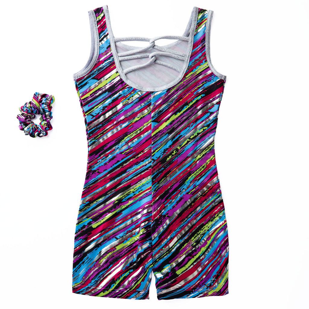 Energy Remix Print Biketard