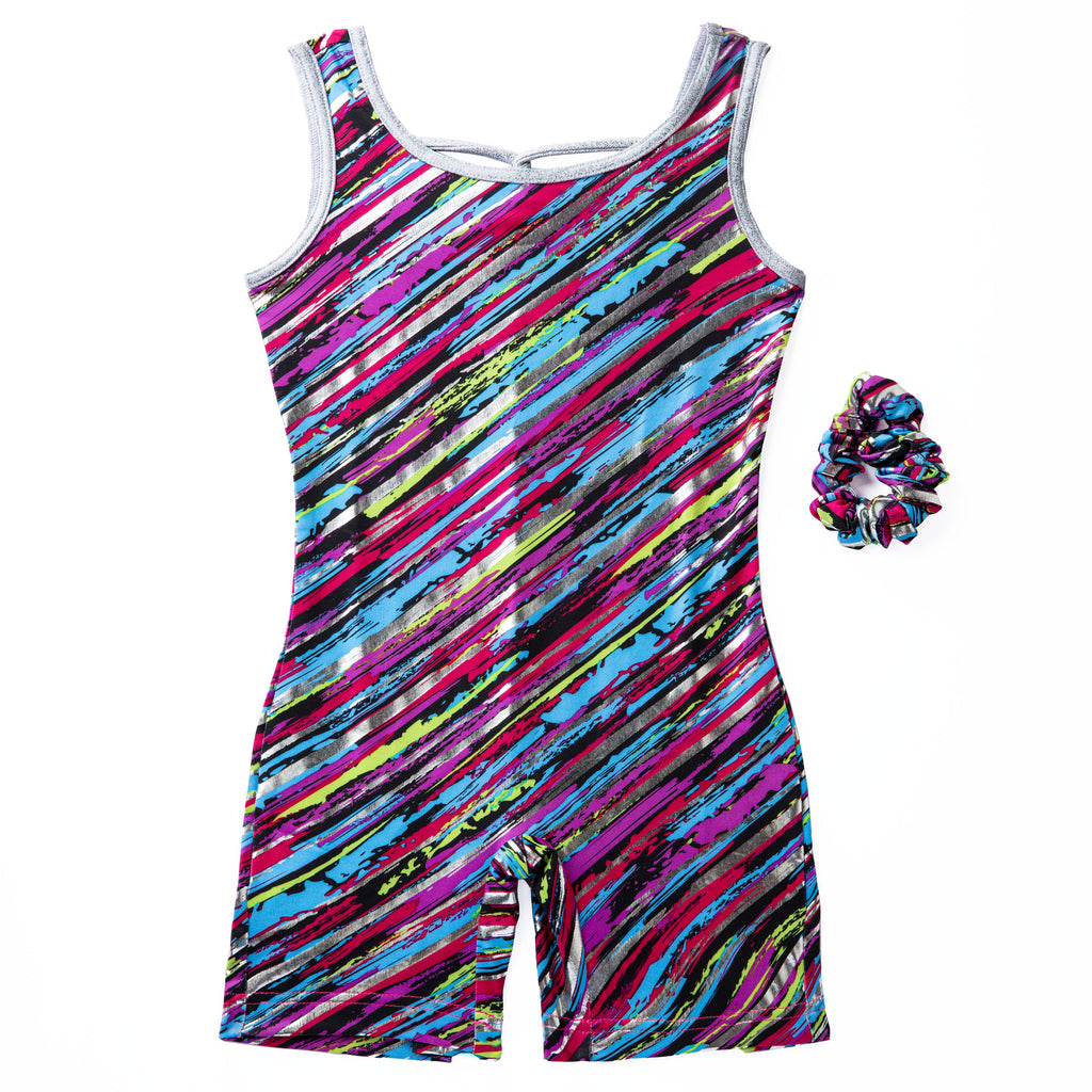 Energy Remix Print Biketard