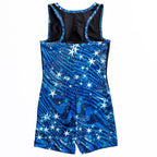 Star Dust Print Biketard