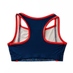 Fireworks Foil Racer Back Bra Top