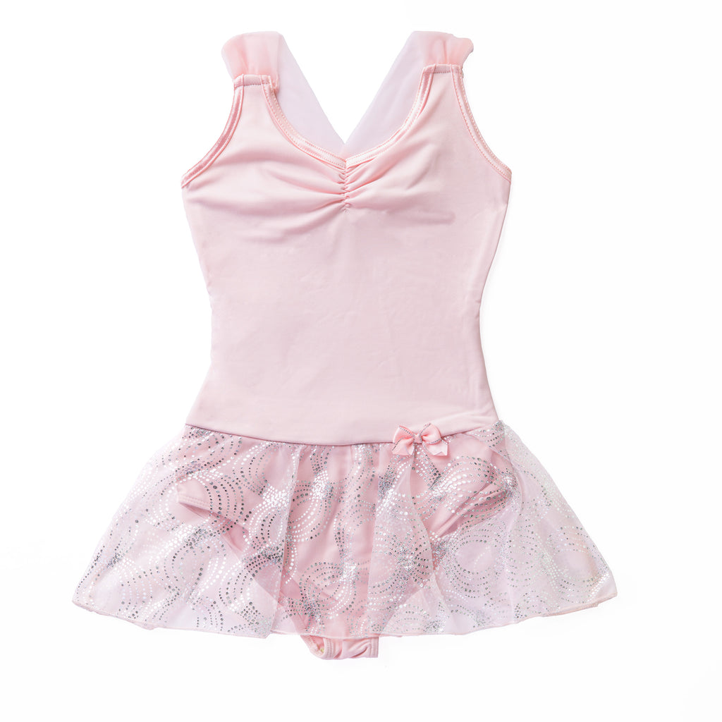 Skirted Leotard with Criss-Cross Back