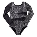 Long Sleeve Foil Tank Leotard
