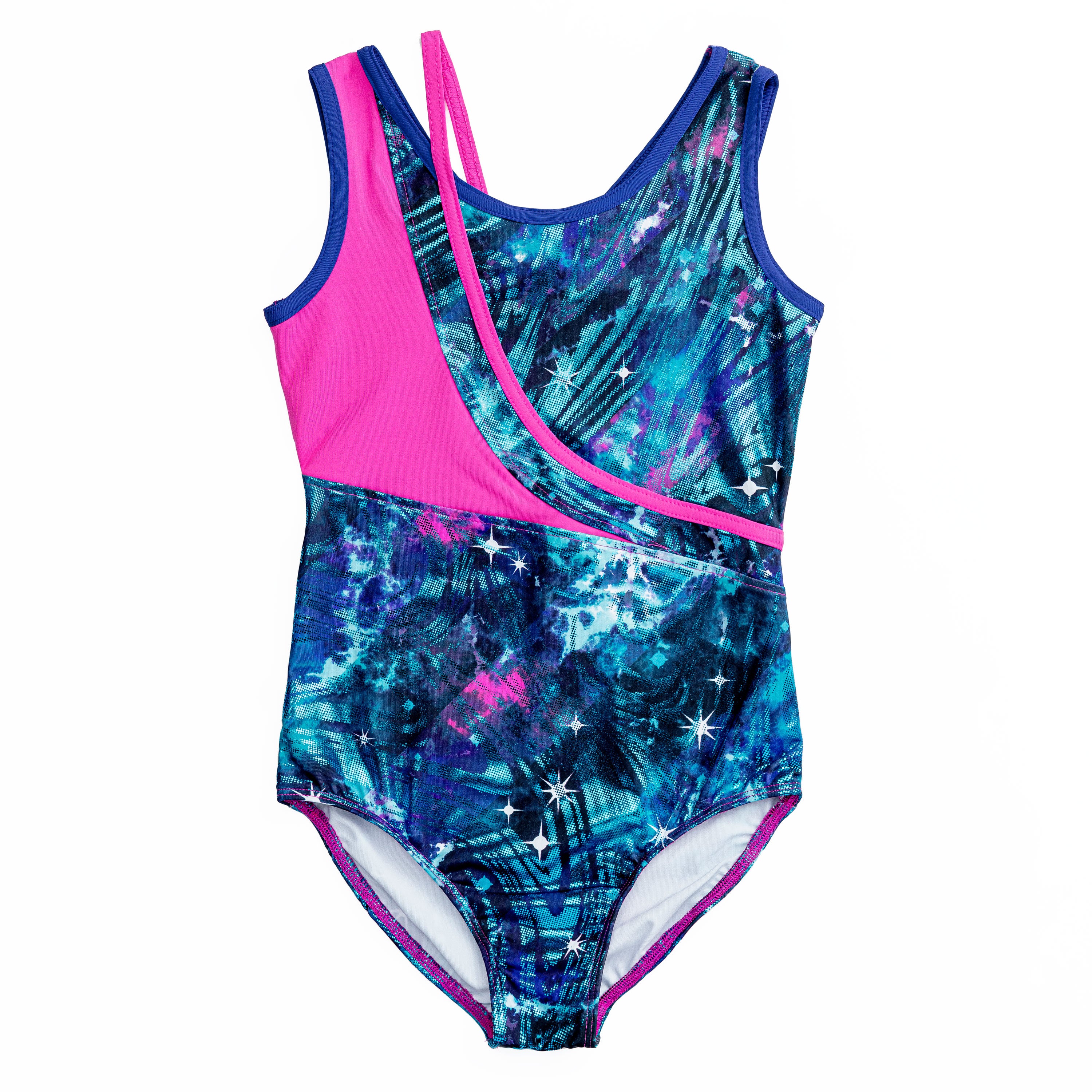 Cosmoverse Print Strappy Tank Leotard
