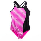 Electric Island Wavy Side Inset Leotard