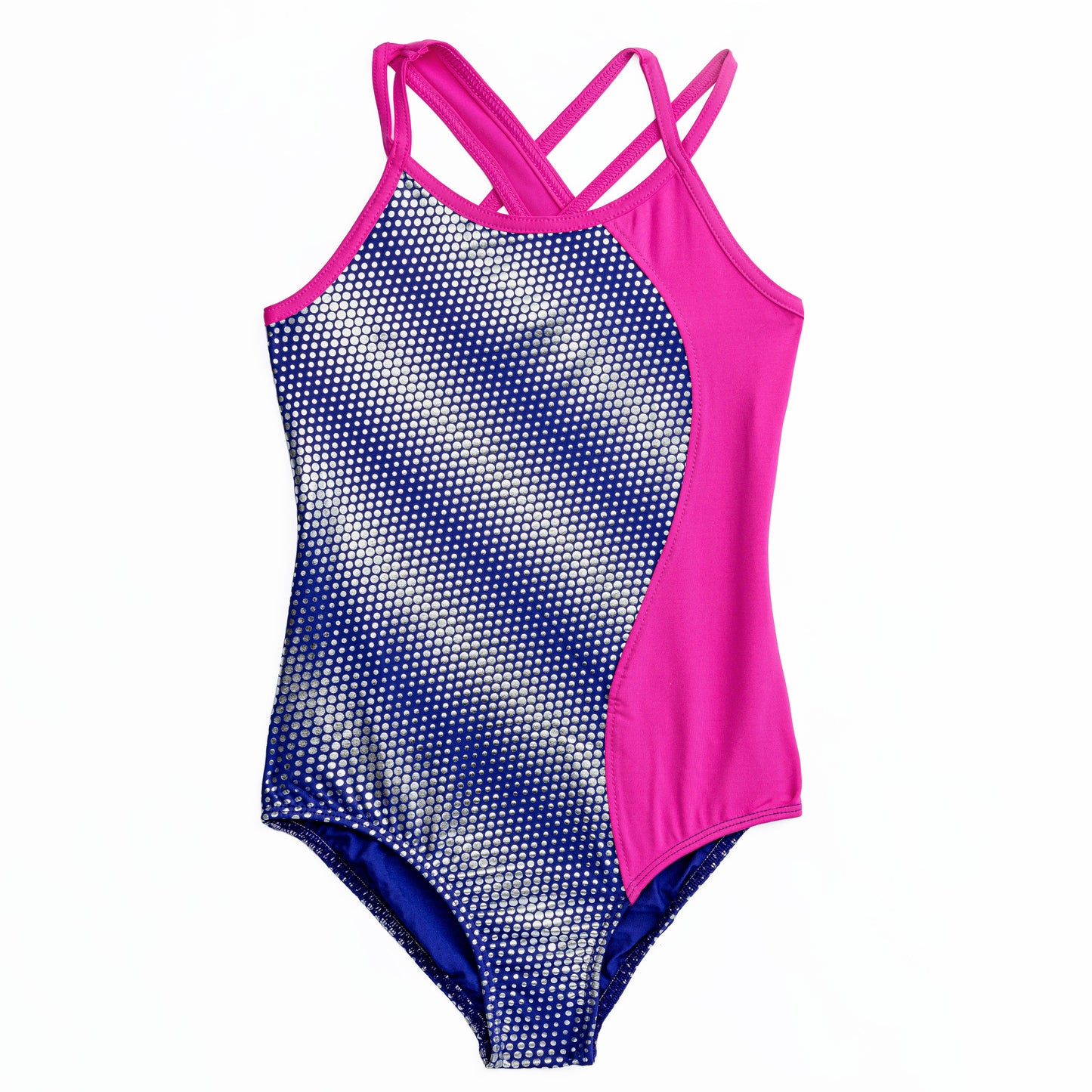 Electric Island Wavy Side Inset Leotard