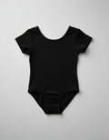 Short Sleeve Cotton Leotard