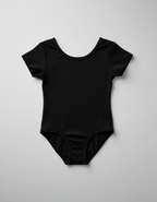 Short Sleeve Cotton Leotard
