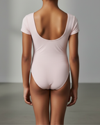 Short Sleeve Cotton Leotard