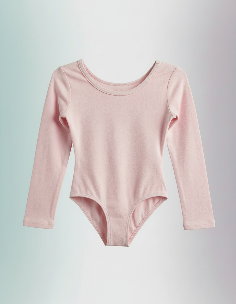 Long Sleeve Cotton Leotard