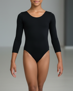 Long Sleeve Cotton Leotard
