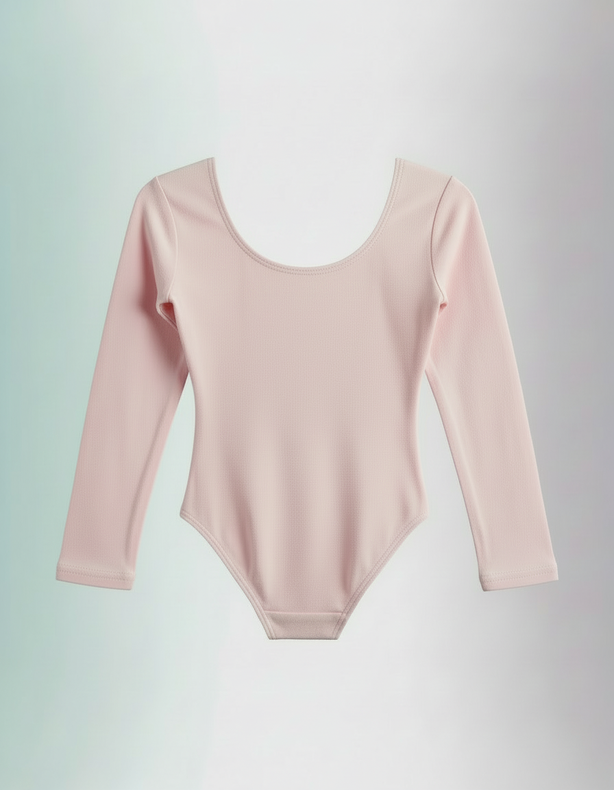Long Sleeve Cotton Leotard