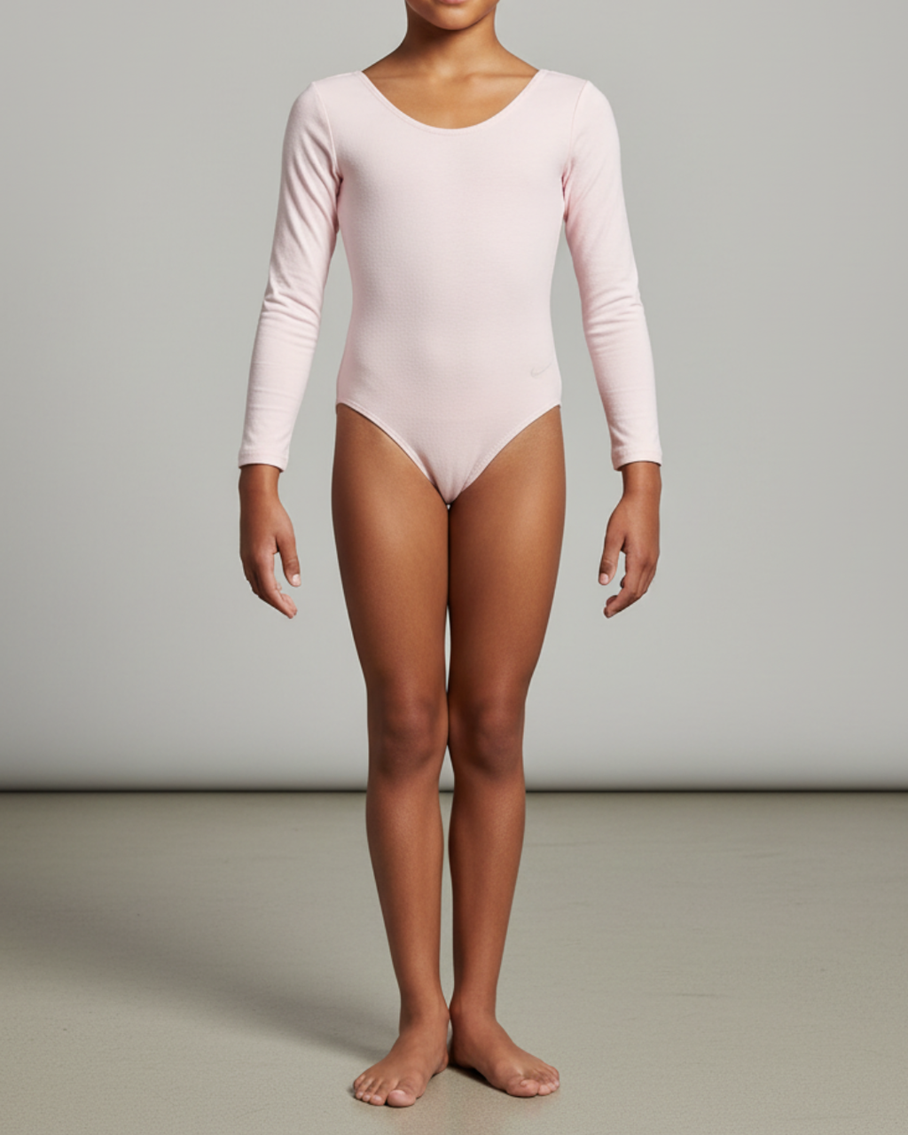 Long Sleeve Cotton Leotard