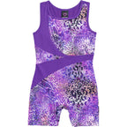 Wild Animal Print Racerback Biketard