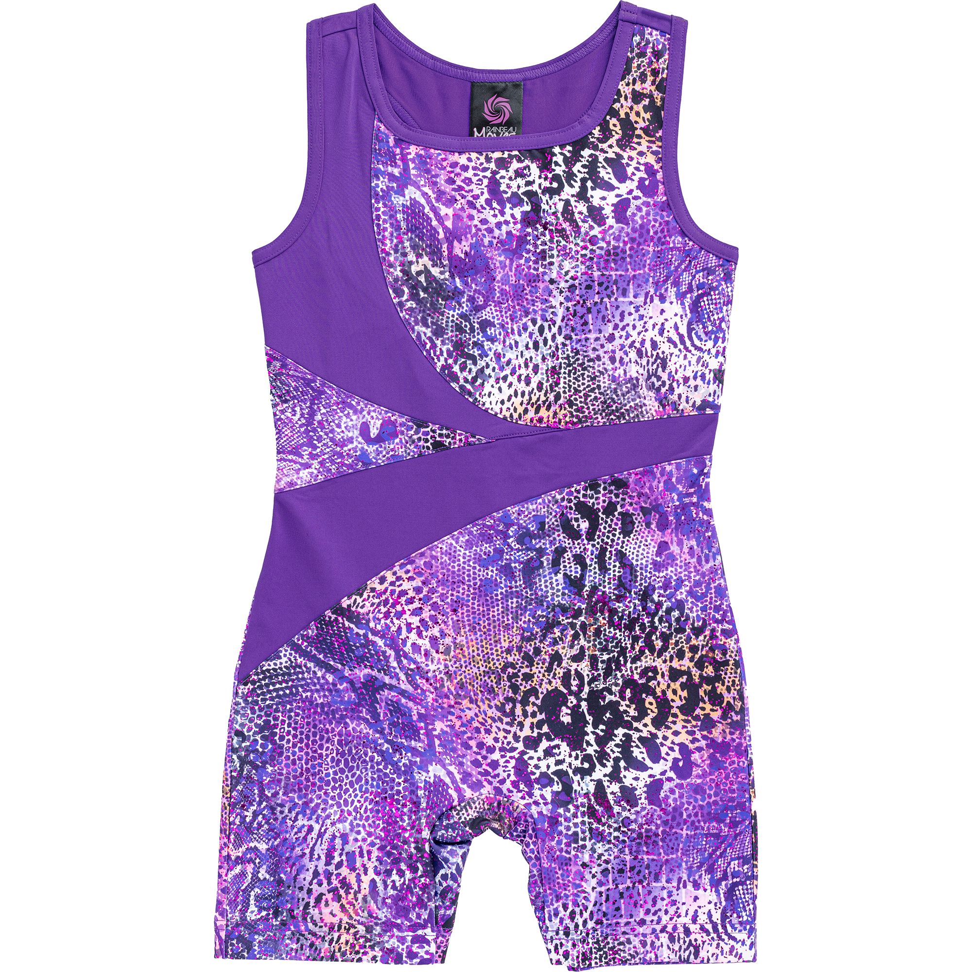 Wild Animal Print Racerback Biketard