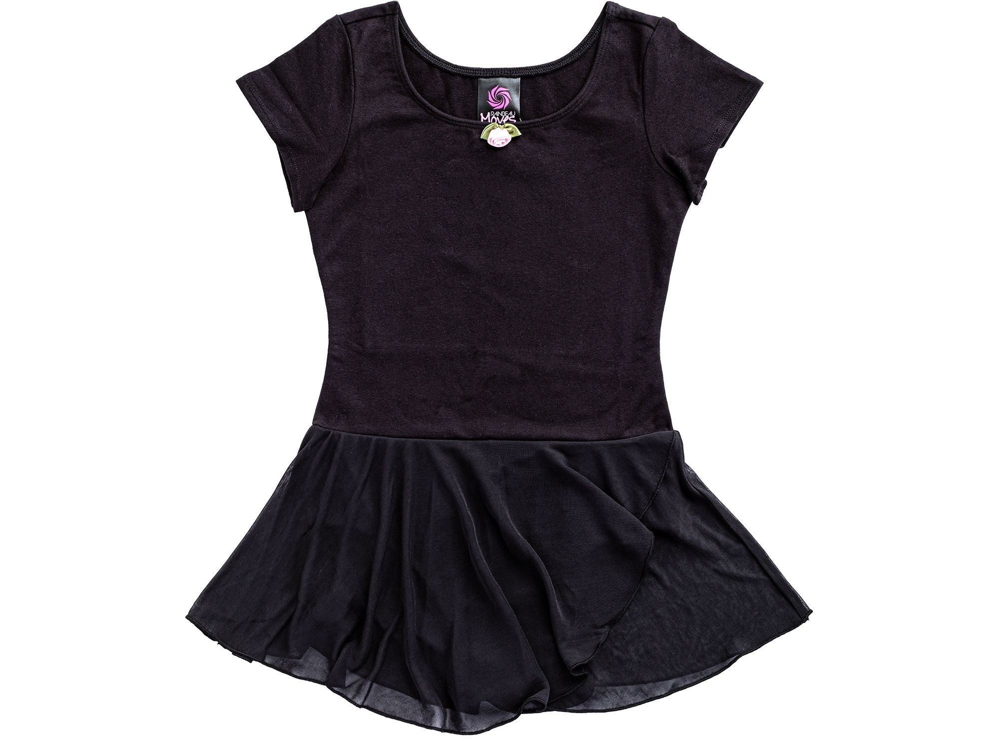 Short Sleeve Skirtall w/ Rosette