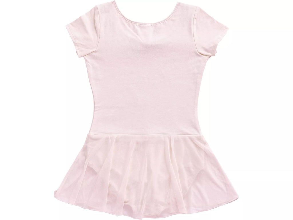 Short Sleeve Skirtall w/ Rosette