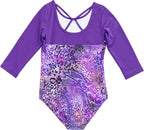 Wild Animal Print 3/4 Sleeve Leotard