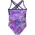 Wild Animal Print Strappy Tank Leotard